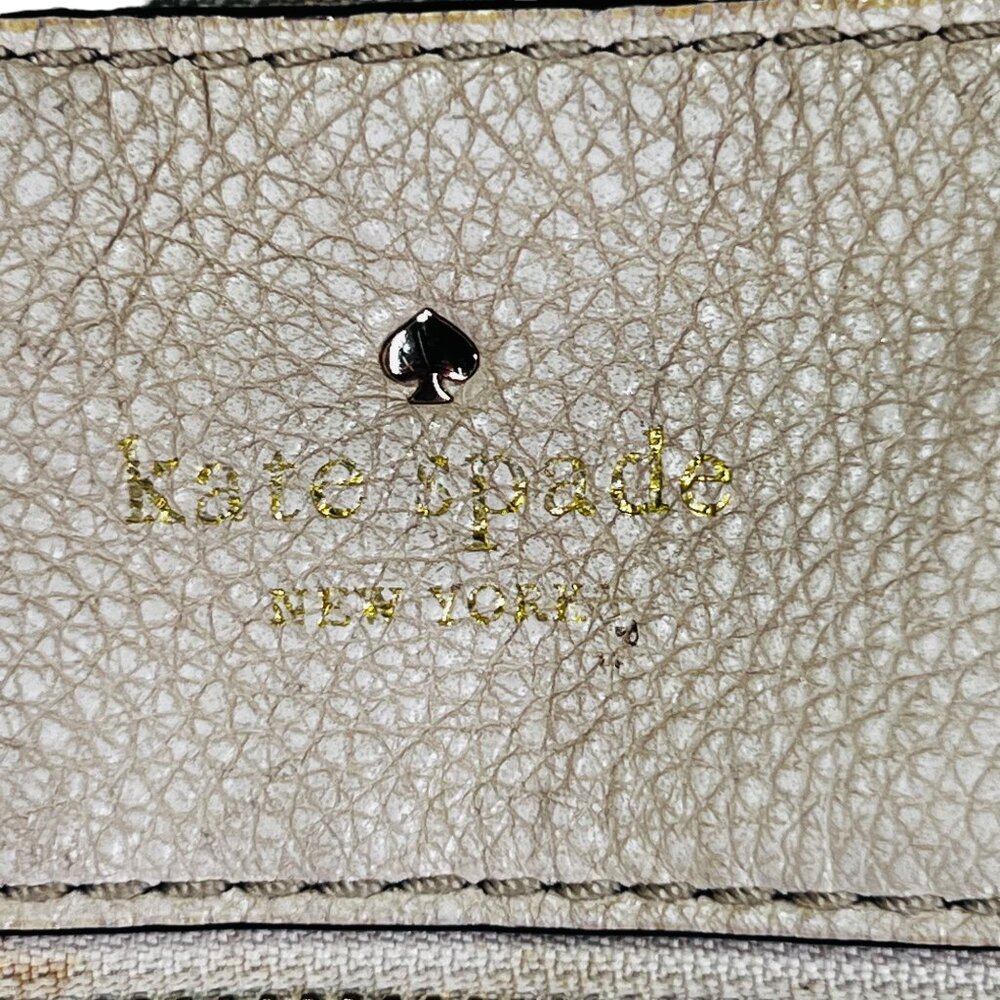 Kate Spade Pebbled Leather Crossbody Bag Beige Sand Cobble Hill Ellen Zip Pocket - Picture 4 of 16
